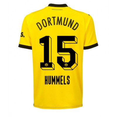 Billiga Fotbollströjor Herr Borussia Dortmund Hemmatröja 2023-24 Kortärmad Mats Hummels 15