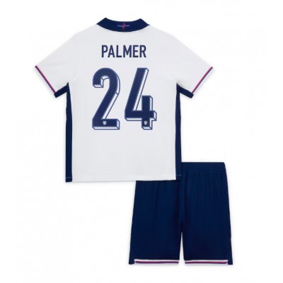 Barn Fotbolls Matchtröjor England Fotbollströja Hemmaställ EM 2024 Cole Palmer 24
