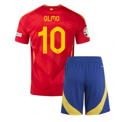 Fotbollsset Barn Spanien Hemmatröja EM 2024 Dani Olmo 10