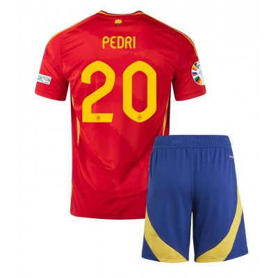 Köp Fotbollströja Barn Spanien Hemmatröja EM 2024 Pedri Gonzalez 20