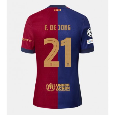 Köpa Billiga FC Barcelona Hemma tröja 2024-25 Frenkie de Jong 21