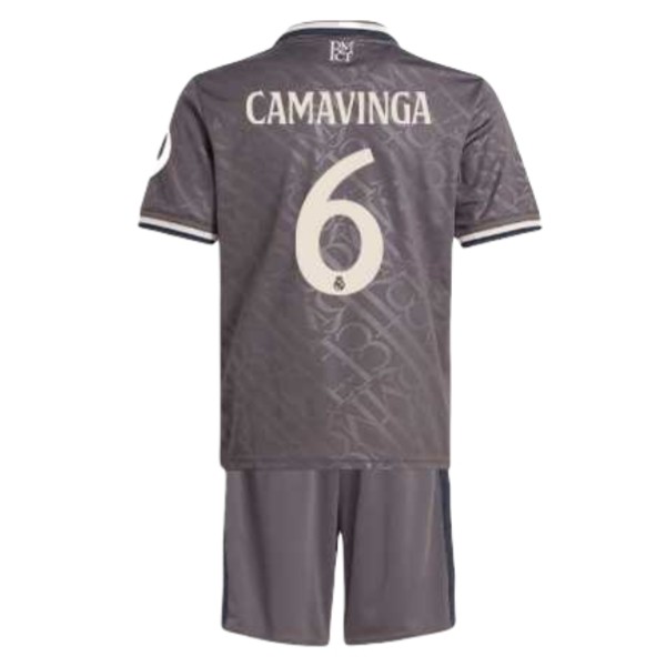 Billiga Fotbollströjor Real Madrid Tredje Tröja 2024/25 tröja set Eduardo Camavinga 6