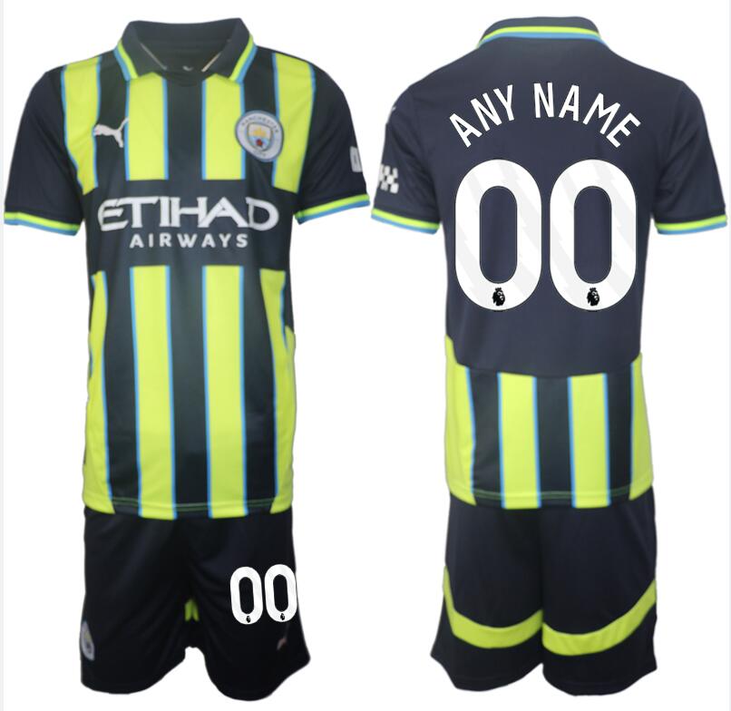 Manchester City Matchtröja Borta 2024-2025 Fotbollströjor Custom