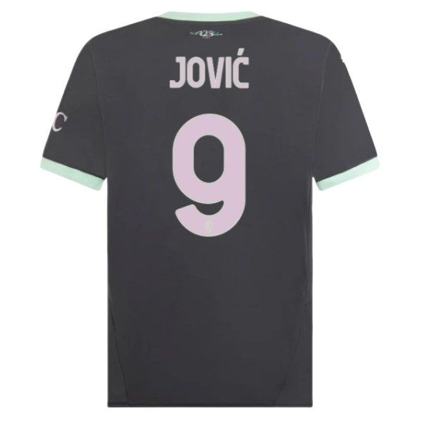 Billiga Fotbollströjor AC Milan Tredjetröja 2024/25 Luka Jović 9 Kortärmad