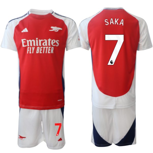 Billiga Fotbollströjor Arsenal Hemmatröja 2024/25 Kortärmad shorts Bukayo Saka 7