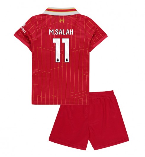 Billiga Fotbollströjor Barn Liverpool Hemmatröja 2024/25 röd Fotbollströja Kit Mohamed Salah 11