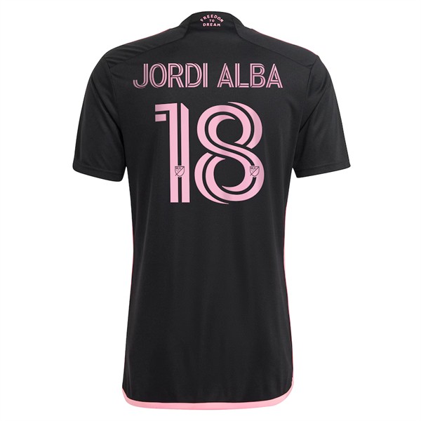 Billiga Fotbollströjor Inter Miami CF Bortatröja 2024/25 Jordi Alba 18 Kortärmad