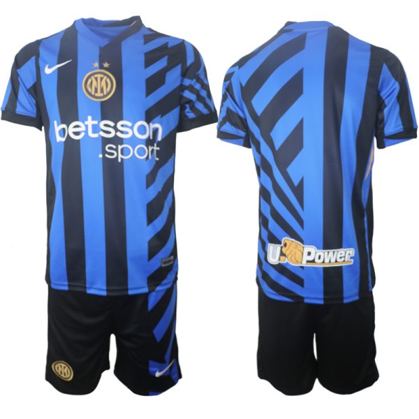 Billiga Fotbollströjor Inter Milan Hemmatröja 2024/25 Kortärmad (+ Korta byxor)