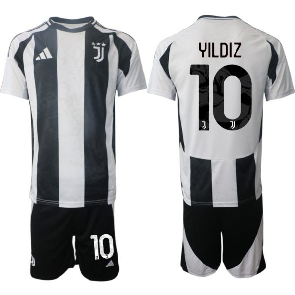 Billiga Fotbollströjor Juventus Hemmatröja 2024/25 fotbollströja set Kenan Yildiz 10