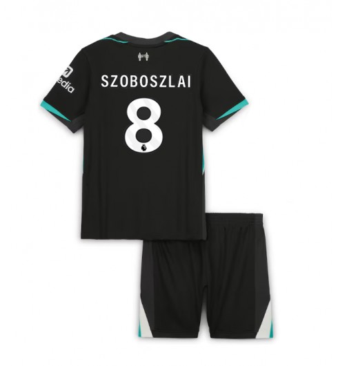 Billiga Fotbollströjor Liverpool Bortatröja 2024/25 Kortärmad shorts Dominik Szoboszlai 8