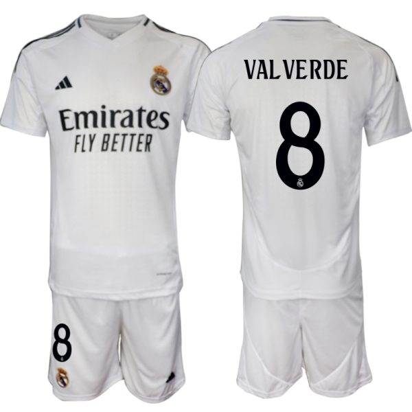 Billiga Tröjor Herr Real Madrid Hemmatröja 2024/25 Federico Valverde 8