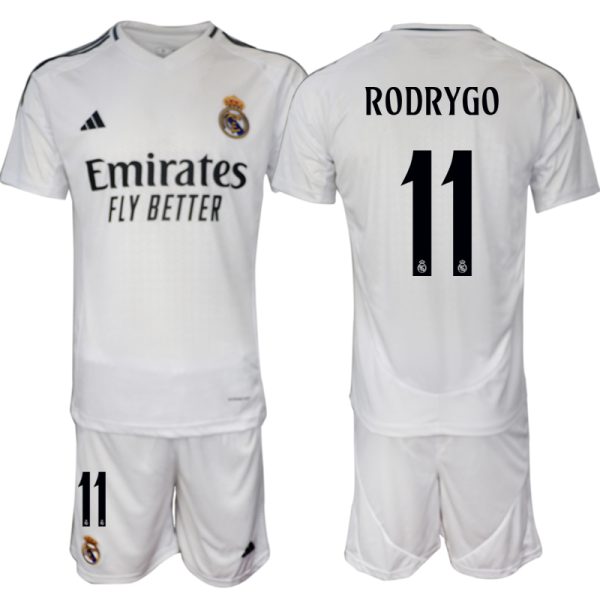 Billiga Tröjor Herr Real Madrid Hemmatröja 2024/25 Rodrygo 11