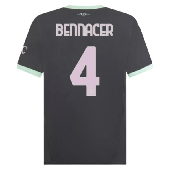 Fotbollströjor Billigt AC Milan Tredjetröja 2024/25 Ismael Bennacer 4 Kortärmad