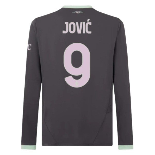 Fotbollströjor Billigt AC Milan Tredjetröja 2024/25 Luka Jović 9 Långärmad