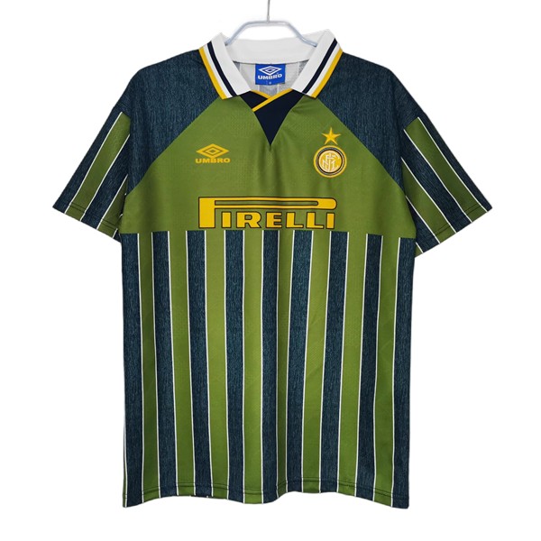 Fotbollströjor Billigt Inter Milan Bortatröja Retro 1995-1996 Kortärmad