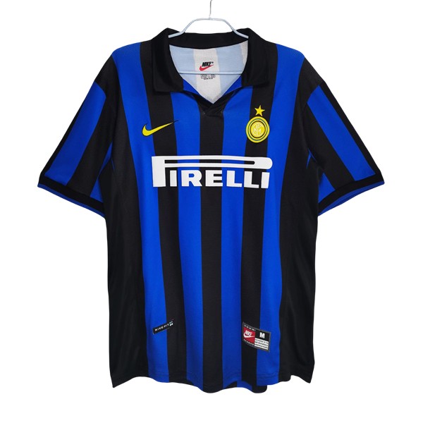 Fotbollströjor Billigt Inter Milan Hemmatröja Retro 1998-1999 Kortärmad