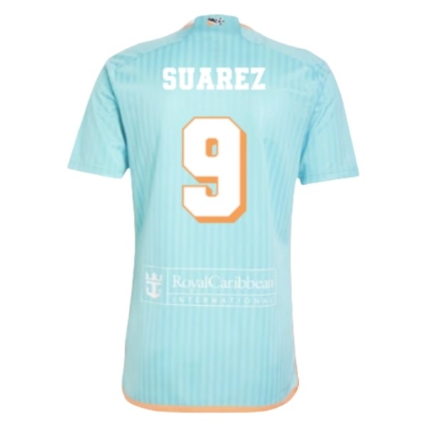 Inter Miami CF Tredjetröja 2024/25 fotbollströjor för män Kortärmad Luis Suarez 9