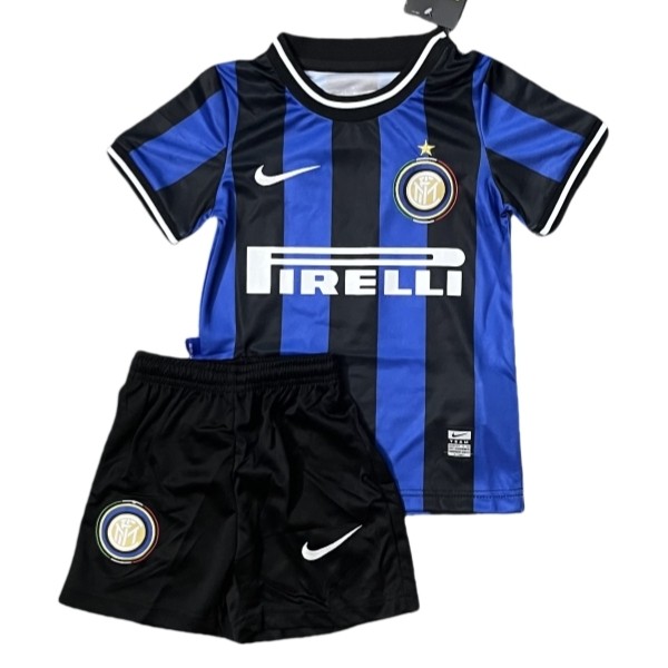 Inter Milan Hemmatröja Barn Retro 2009-2010 Kortärmad (+ Korta byxor) Matchtröjor Fotboll