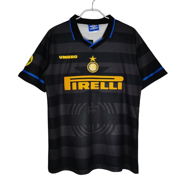 Inter Milan Tredjetröja Retro 1997-1998 Matchtröjor Fotboll Kortärmad