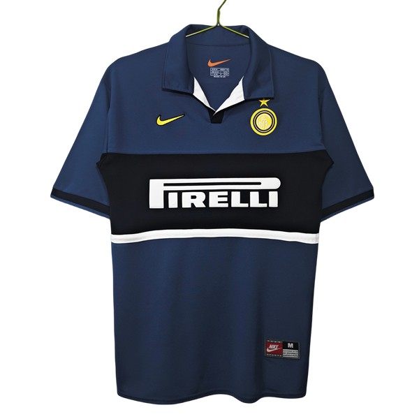 Inter Milan Tredjetröja Retro 1998-1999 Matchtröjor Fotboll Kortärmad