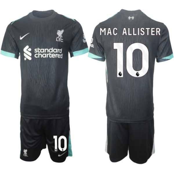 Liverpool Bortatröja 2024/25 fotbollströja set fotbollströjor för män Alexis Mac Allister 10