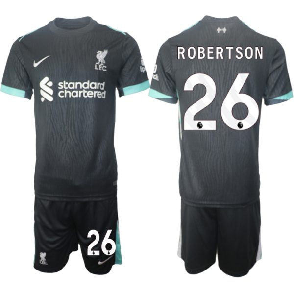 Liverpool Bortatröja 2024/25 fotbollströja set fotbollströjor för män Andrew Robertson 26