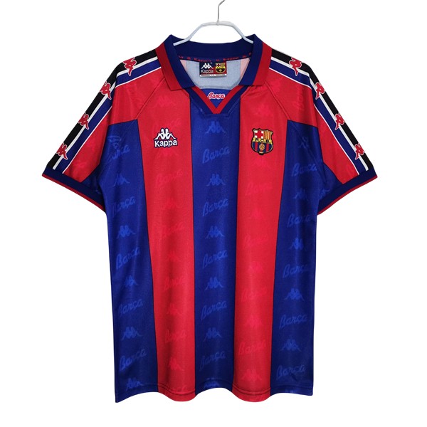 Matchtröjor Fotboll FC Barcelona Hemmatröja Retro 1995-1997 Kortärmad