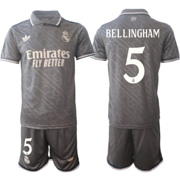 Real Madrid tröja med eget namn Jude Bellingham 5 Real Madrid Tredje Tröja 2024/25