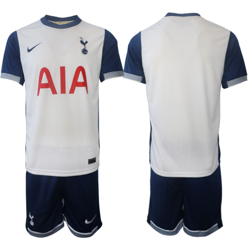 Tottenham Hotspur Fotbollströjor Hemmatröja 2024-25 Herr Kortärmad shorts