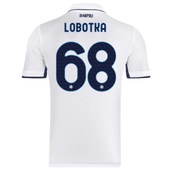 Beställa fotbollströjor Herr SSC Napoli Bortatröja 2024/25 Kortärmad Stanislav Lobotka 68