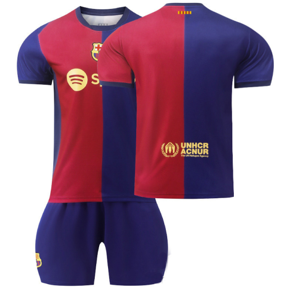 Billiga Fotbollströjor Barn FC Barcelona Hemmatröja 2024/25 fotbollströja set