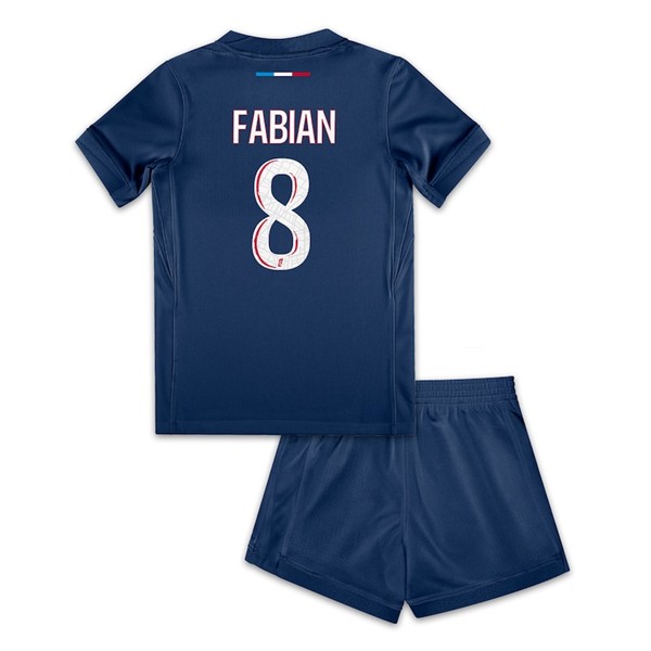 Billiga Fotbollströjor Barn Paris Saint-Germain Hemmatröja 2024/25 fotbollströja set Fabian Ruiz 8