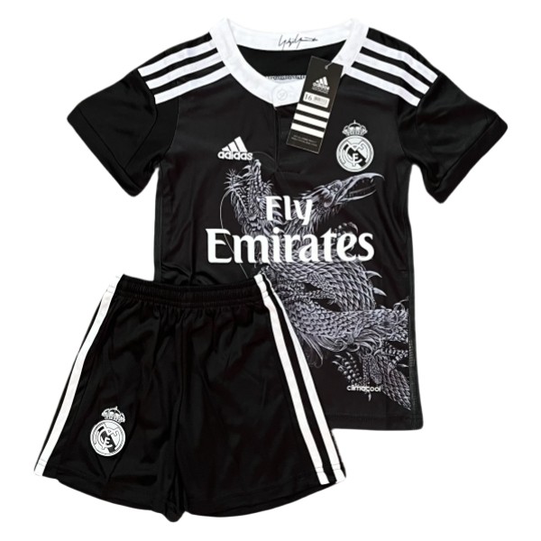 Billiga Fotbollströjor Barn Real Madrid Tredjetröja Retro 2014-2015 Kortärmad shorts