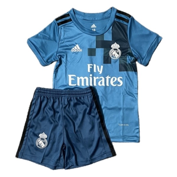 Billiga Fotbollströjor Barn Real Madrid Tredjetröja Retro 2017-2018 Kortärmad shorts