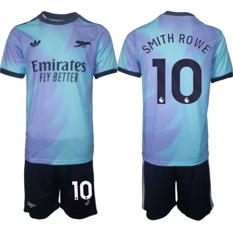 Billiga Fotbollströjor Herr Arsenal Tredjetröja 2024/25 Fotbollströja Set Emile Smith Rowe 10