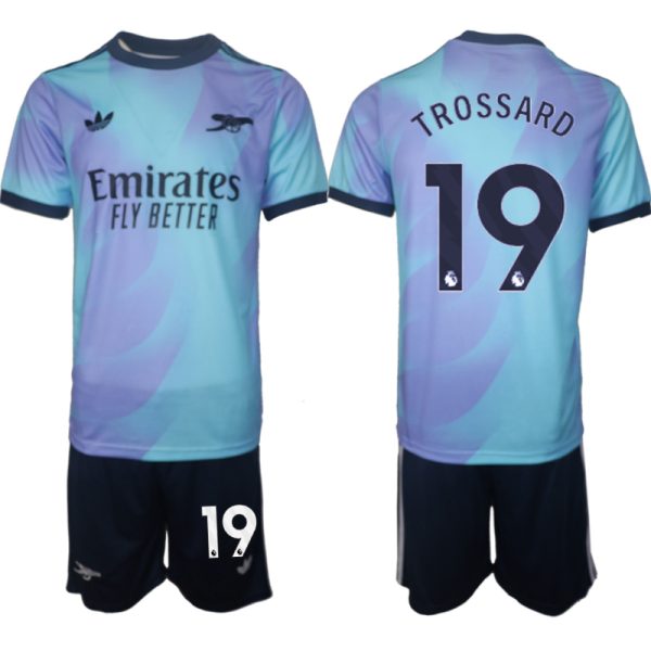 Billiga Fotbollströjor Herr Arsenal Tredjetröja 2024/25 Fotbollströja Set Leandro Trossard 19