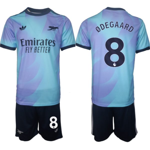 Billiga Fotbollströjor Herr Arsenal Tredjetröja 2024/25 Fotbollströja Set Martin Ødegaard 8