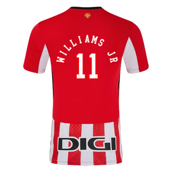 Billiga Fotbollströjor Herr Athletic Bilbao Hemmatröja 2024/25 Kortärmad Williams JR 11