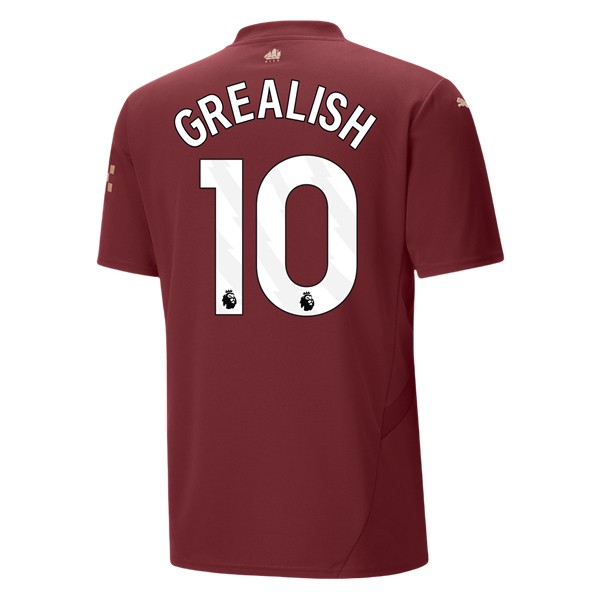 Billiga Fotbollströjor Herr Manchester City Tredjetröja 2024/25 Kortärmad Jack Grealish 10