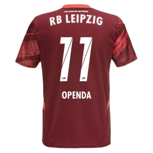 Billiga Fotbollströjor Herr RB Leipzig Bortatröja 2024/25 röd Kortärmad Openda 11