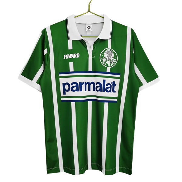 Billiga Fotbollströjor Herr SE Palmeiras Hemmatröja Retro 1992-1993 Kortärmad