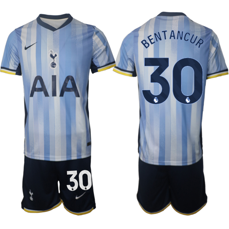 Billiga Fotbollströjor Herr Tottenham Hotspur Bortatröja 2024/25 tröja set Rodrigo Bentancur 30