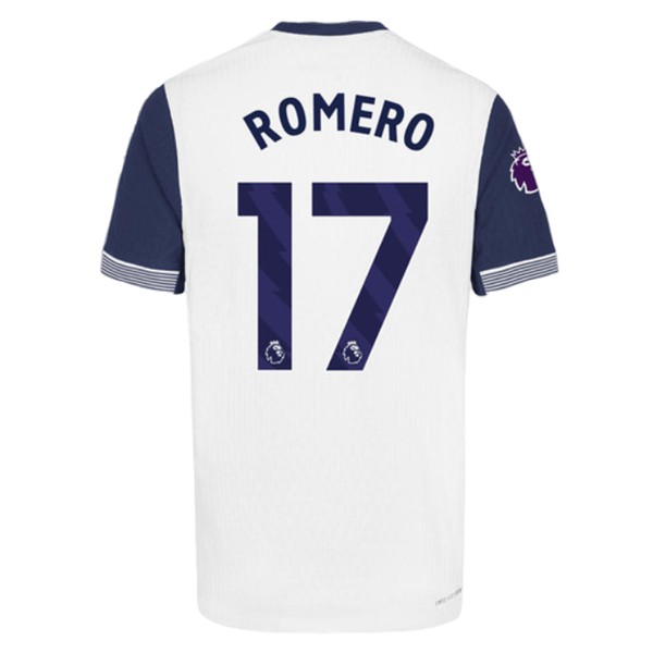 Billiga Fotbollströjor Herr Tottenham Hotspur Hemmatröja 2024/25 Kortärmad Cristian Romero 17