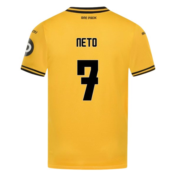 Billiga Fotbollströjor Herr Wolves FC Hemmatröja 2024/25 Kortärmad Pedro Neto 7