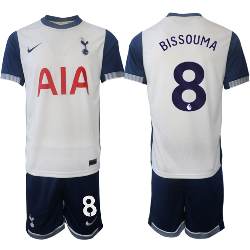 Billiga Fotbollströjor Tottenham Hotspur Hemmatröja 2024/25 Kortärmad (+ Korta byxor) Yves Bissouma 8