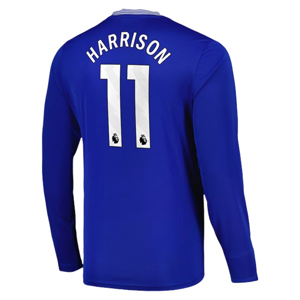 Everton Hemmatröja 2024/25 Herr Långärmad Fotbollskläder med namn Jack Harrison 11