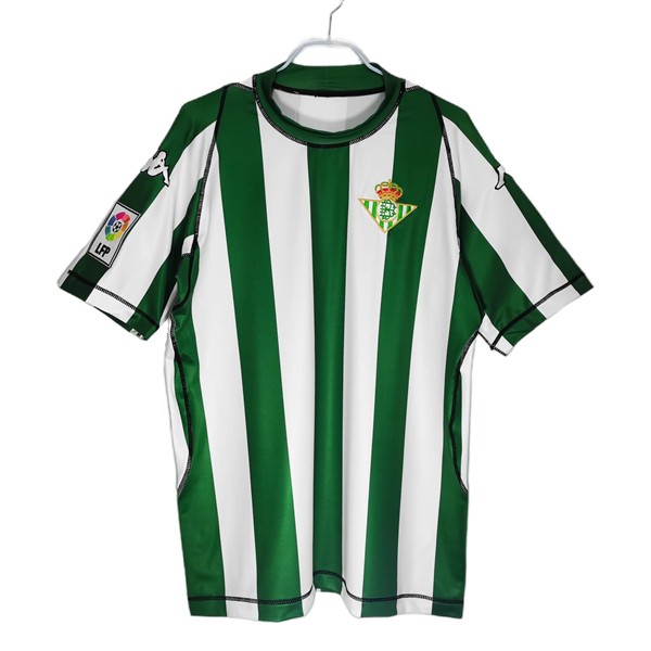 Fotbollskläder Real Betis Balompié Hemmatröja Retro 2003-2004 Kortärmad