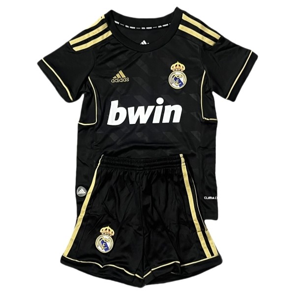 Fotbollskläder till baby Real Madrid Bortatröja Retro 2011-2012 Kortärmad shorts