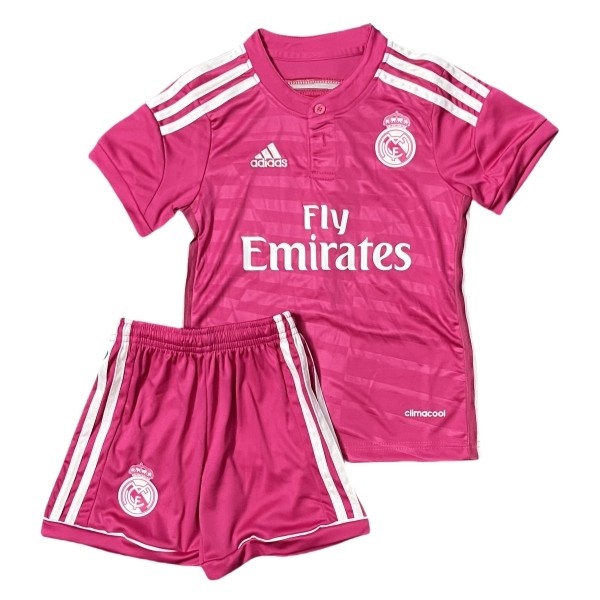 Fotbollskläder till baby Real Madrid Bortatröja Retro 2014-2015 Kortärmad shorts