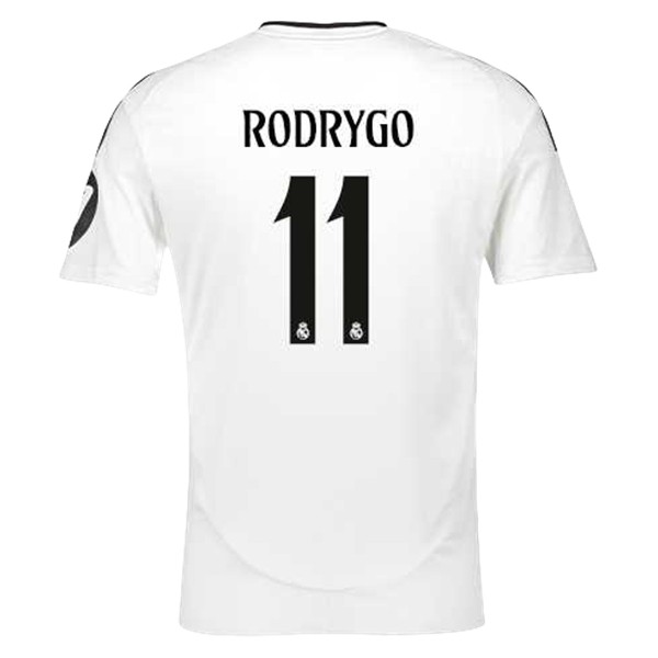 Fotbollströjor Billigt Real Madrid Hemmatröja 2024/25 Kortärmad Rodrygo 11